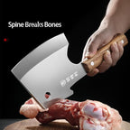 Kitory Meat Cleaver 6“, Heavy Duty Bone Chopper Cleaver Knife, Professional Butcher’s Axes Shape Forged Blade, Bone Breaker, Rosewood Wood Handle - 2025 Gifts