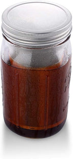 MODERNJOE'S Premium Cold Brew Coffee Filter for 1 Quart Wide Mouth Mason Jars. Cold Brew Coffee Maker. Perfect for Iced Coffee and Tea. Heavy Duty Gauge 100 Micron Mesh 304 Stainless Steel