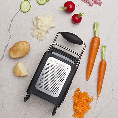 Four Sided Stainless Steel Ultra-Sharp Multi-Purpose Box Grater - Slicer, Fine, Ribbon, and Extra Coarse Blade Styles - view 6