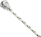 Barfly 13-Inch Bar Spoon, Sugar Skull End