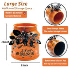 Halloween Kitchen Decor, Halloween Ceramics Utensil Holder - view 2