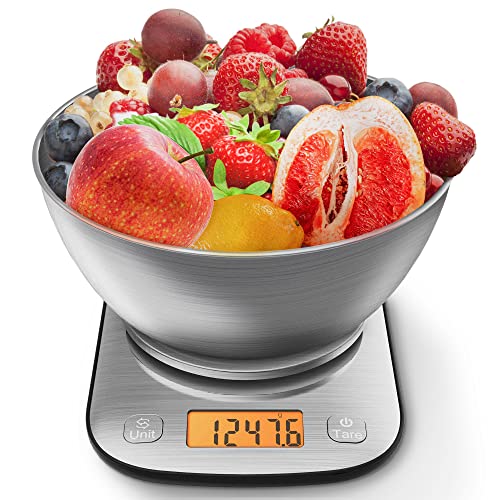 Food Kitchen Scale Digital Weight Grams and Oz 11lb/0.01oz