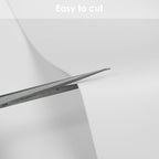 Leather Table Cover,1.8mm Thick,42x60 Inch Table Protector,Table Protector for Dining Room Table,Dining Table Cover,Protective Table Cover for Wood Table(Grayish White+Grayish White,42x60)
