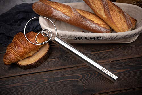 Danish Dough Whisk, 12 Inch Stainless Steel Bread Whisk, 2 Pack - view 6