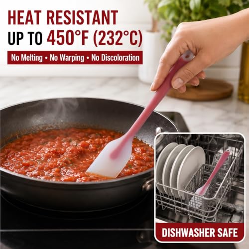 Silicone Spatula Set of 4, Heat Resistant, Food Grade - view 4