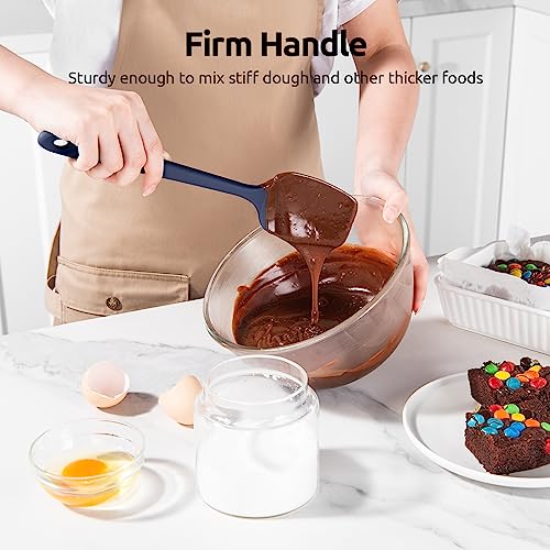 Silicone Spoon Spatula Set of 3, 600°F Heat Resistant, Multicolor - view 5