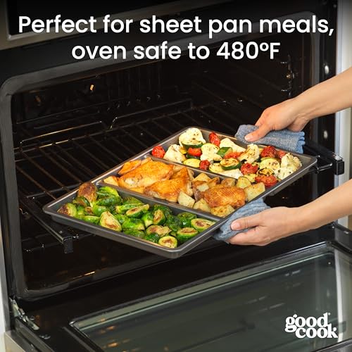 Premium Nonstick Divided Baking Sheet, 11 x 17-Inch - view 3