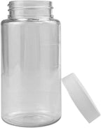 Oil Sampling Bottle - Made in USA - Pack of 6 Oil Analysis Sampling Clear Plastic Bottle 4 oz (120 ml) Capacity with 38-400 Cap Size - FDA Compliant and BPA Free …
