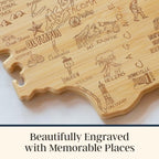 Destination Washington State Shaped Cutting Board - view 3