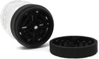 Homegrown Jar Head - 2 Piece Ball Mason Jar Herb & Spice Grinder - Black