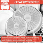 Tefal Ingenio L897SK04 20-Piece Cookware Set, Frying Pans with 2 Removable Handles, Induction, Non-Stick Coating, Stackable, Dishwasher Safe, Emotion L897SK04, Silver - view 7