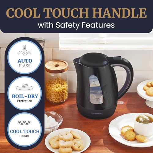 EKT8690X 1.7L Tea Kettle, 1500W BPA-Free Fast Boil, Black - view 2