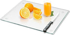 Tempered Glass Cutting Board for Kitchen, Clear Glass Board for Countertop, with Non-Slip Feet, Heat Resistant, Extra Large Size 16x20" 1Pcs