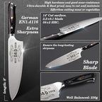 Gifts for Men Dad Christmas Day from Daughter Son Kids, 8 inch Pro German 1.4116 Chef Knife, Best Kitchen Knife Gifts Set for Him husband Birthday Anniversary 20 cm - view 3