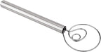 304Professional Danish Dough Whisk - Stainless Steel Bread Whisking Tool for Sourdough, Pizza Dough
