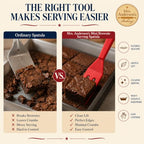 Mrs. Anderson’s Baking Mini Brownie Serving Spatula, 8-Inches x 1.5-Inches, Heat-Resistant Flexible Nonstick Silicone, Red - view 7