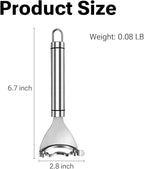 Corn Peeler Cob Stripper, Stainless Steel Cob Remover, Corn Planer Cutter Thresher Scraper, Stripping Tool for Home Kitchen, Corn Scraper 2 PCS