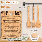 Gifts for Daughter - "Recipe for a Special Daughter" 4PCS Cutting Board Set - view 5