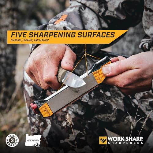 Guided Field Sharpener Elite, Hunting Knife Sharpener with Case - view 4