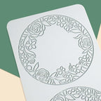 Hollow Leaf Silicone Mold Chocolate Candy 3D Hollow Leaf Candy Mold Food Cooking Meals Decorations Fondant Mold Polymer Clay Molds (Flower Ring Q_10.4x5.32x0.12inch)