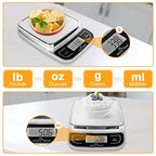 Digital Kitchen Scale Food Scale with High Precision to 0.04oz and 11 lbs Capacity, Digital Multifunction Measuring Scale, EKS-202 - view 4
