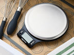 Digital Kitchen Scale with LCD Display, Tare Function, Multiple Units, Weighs up to 11 Pounds, Batteries Included, Black and Stainless Steel - view 4