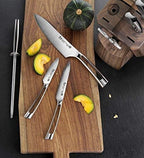 Cangshan N1 Series 1022612 German Steel Forged 8-Piece Knife Block Set, Walnut