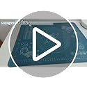 Silicone Pastry Mat 32" x 24" Extra Thick Non Stick Baking Mat with Measurements and Edge Heightening, Food Grade Silicone Rolling Mat for Pastry, Bread, Cookies, Pizza, Fondant, Pasta - view 7