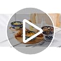 SIMI 28 oz Cereal Bowls Set of 6, Bohemian Ceramic Soup Bowls - view 7