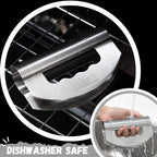 Nish Salad Choppers Mezzaluna Choppers with Protective Cover Mincing Knives Vegetable Knife Mezzaluna Mincer Double Blade Stainless Steel for Home Kitchen & Restaurant - view 6