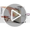 Stainless Steel Cheese Grater with Handle, 4 Sided Box Grater for Kitchen, Ginger Grater Dishwasher Safe, Fruit and Vegetables Slicer, Cheese Shredder for Potato, Chocolate, Parmesan, Ginger - view 7