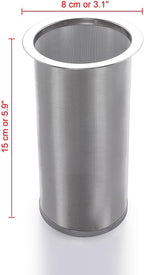 MODERNJOE'S Premium Infuser Cold Brew Coffee Maker for 1 Quart Wide Mouth Mason Jars. Cold Brew Coffee Filter. Perfect for Ice Coffee and Tea. 50 Micron EXTRA Fine Mesh 304 Stainless Steel
