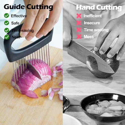 Extra-Large Onion Holder for Slicing, 304 Stainless Steel - view 5