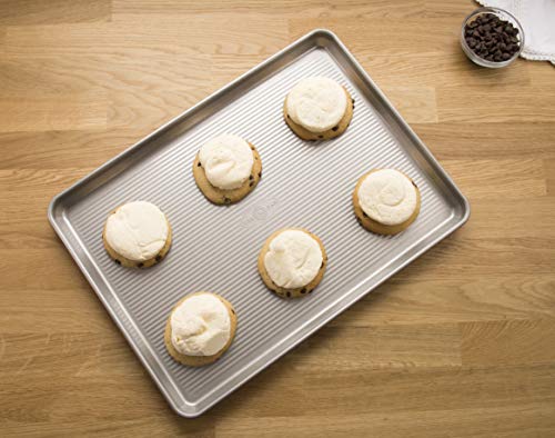 Bakeware Heavy Duty Half Sheet, Warp Resistant Nonstick Baking Pan - view 2