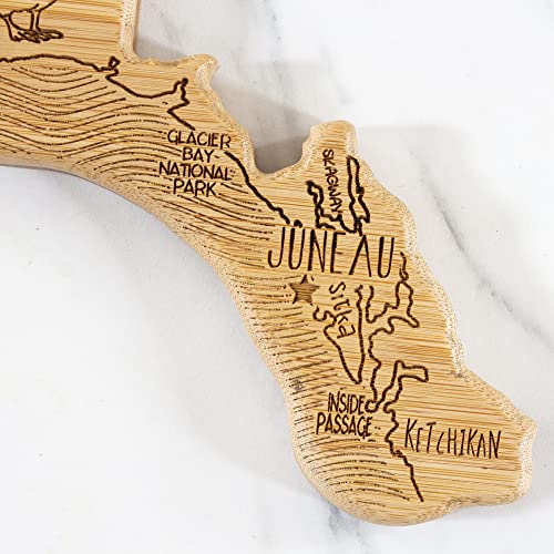 Destination Alaska State Shaped Cutting Board - view 6