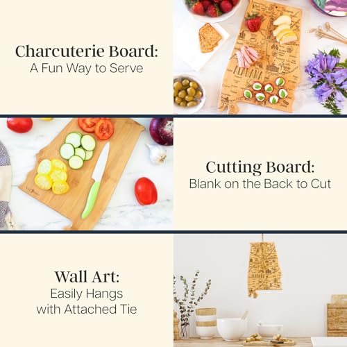 Destination Alabama State Shaped Cutting Board - view 2
