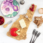 Destination New Hampshire State Shaped Cutting Board - view 2