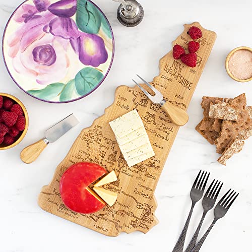 Destination New Hampshire State Shaped Cutting Board - view 2