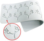Hollow Leaf Silicone Mold Chocolate Candy 3D Hollow Leaf Candy Mold Food Cooking Meals Decorations Fondant Mold Polymer Clay Molds (Deer Horn K_10.32x3.12x0.12inch)