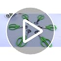 3Pcs Quail Egg Cutter Scissors Kitchen Egg Shears Tool (Green) - view 7