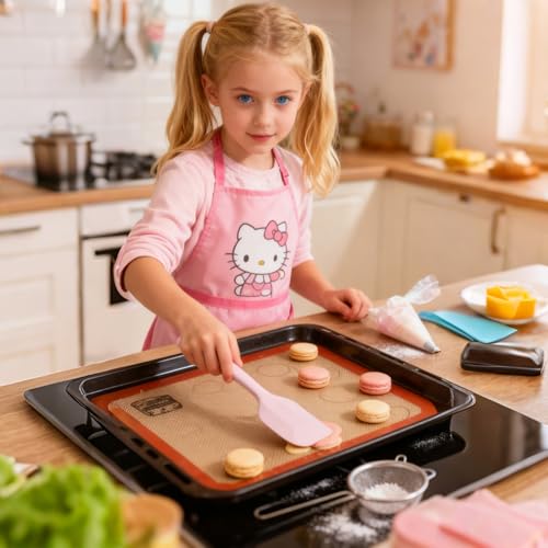 Silicone Spatula Set - Rubber Spatula - 600°F Heat Resistant Baking Spoon & Spatulas (Pink) - view 3