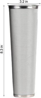 MODERNJOE'S Premium Cold Brew Coffee Filter for 2 Quart Wide Mouth Mason Jars. Cold Brew Coffee Maker. Perfect for Iced Coffee and Tea. Heavy Duty Gauge 100 Micron Mesh 304 Stainless Steel