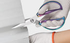 Fish pattern Powerful kitchen scissors professional Heavy Duty Multi-Purpose pretty Color rainbow Titanium Coating Forged Stainless Steel fish bones Shears Office Home scissors - view 2
