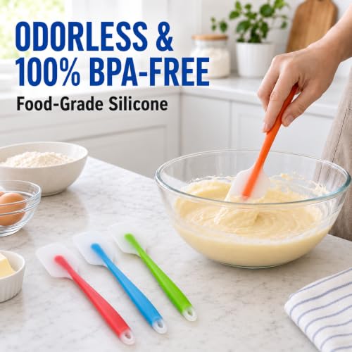 Silicone Spatula Set of 4, Heat Resistant, Food Grade - view 3