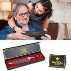 Fathers Day Dad Gift from Daughter Son Kids Dad Birthday Gift 8 inch Kitchen Knife Gift Set for Dad Professional Chef's Knife christmas presents for dad (Best Dad) - view 6