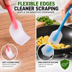 Silicone Spatula Set of 4, Heat Resistant, Food Grade - view 6
