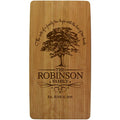 Personalized Wedding with Family Established Year Signs Custom Family Tree Ours is My Favorite Solid Cherry Wooden Cutting Cheese Boards Engraved with Family Names and Dates