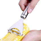Corn Peeler, Corn stripper for corn on the cob remover tool,Stainless steel multifunctional Kitchen Grips Corn planer Cob Cutter kernels, with Hand Protect