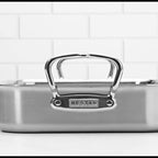 Hestan Provisions – 14.5" Classic Clad Roaster with Stainless Steel Rack