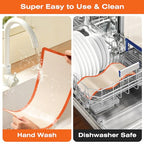 5 pcs Silicone Baking Mats For Harvest Right Freeze Dryer Medium Size Trays (Orange, M - Medium) - view 4